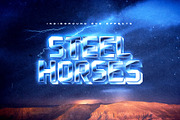 80s Text Effects Complete Bundle, a Layer Style Add-On by Indieground Design Inc. (Thumbnail 16 of 31)