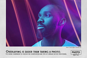 Neon Trails Overlays Effect, an Action Add-On by PhotoSpirit (Thumbnail 2 of 8)