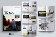 Travel Magazine Template, a Magazine Template by NorthPeak (Thumbnail 1 of 12)