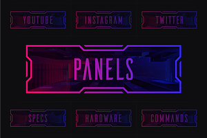 Cyberpunk | 18 Twitch Panels