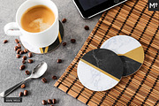 Round Coasters Mock-ups Set, a Cups & Container Mockup by Mocca Mockups Store (Thumbnail 19 of 24)