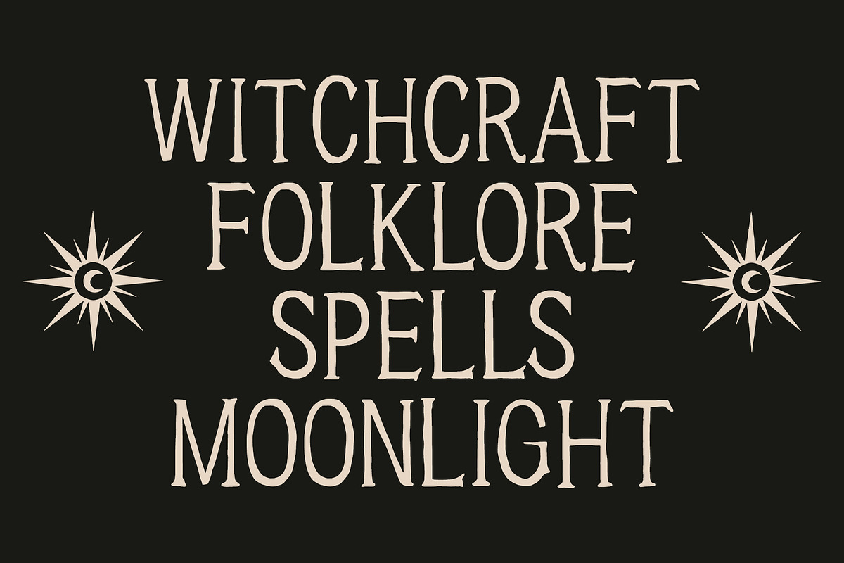 Broomstick Dark Romantic Font, a Handwritten Font by BilberryCreates (Photo 4 of 8)