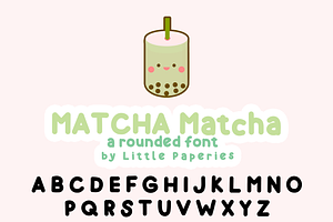 Matcha Matcha Font