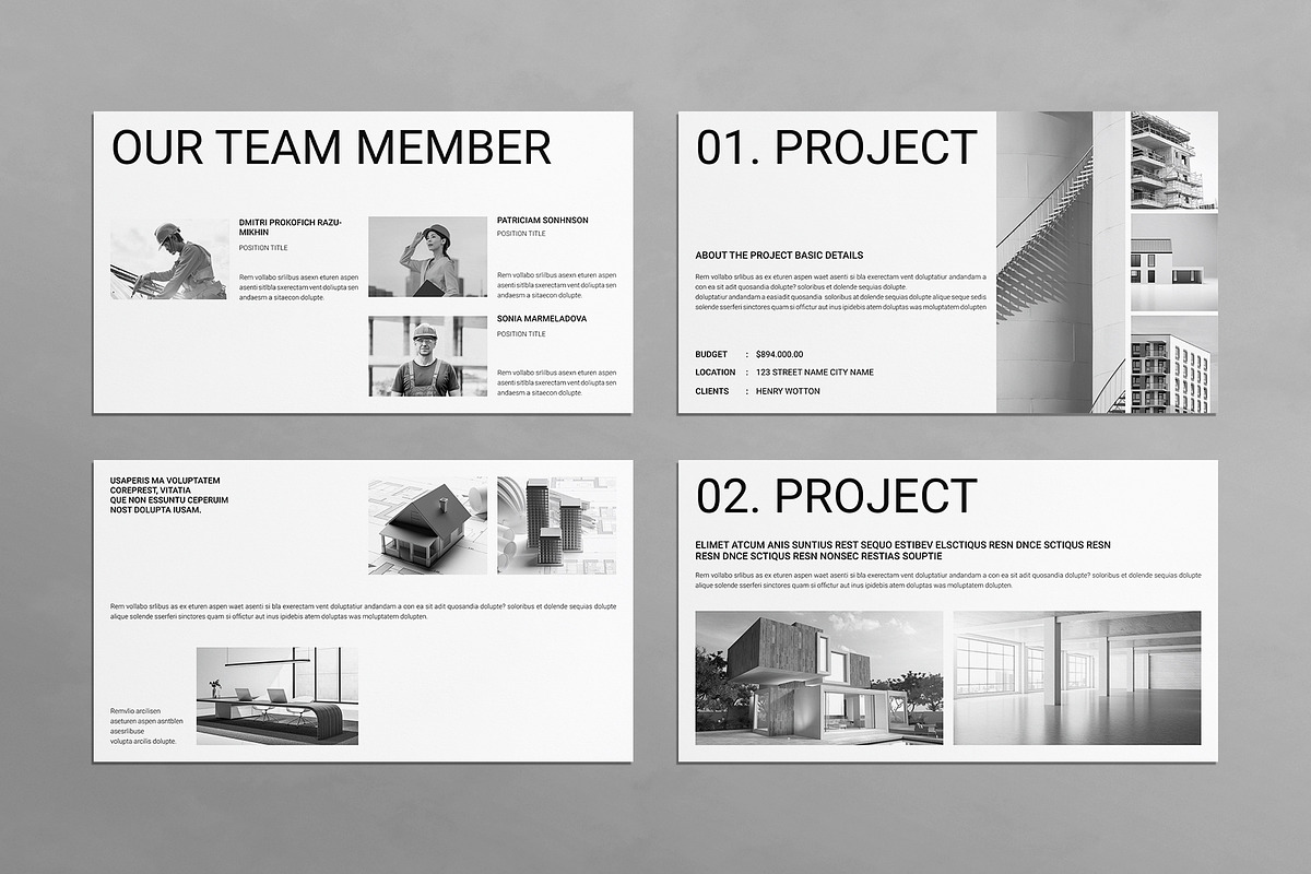Architecture Portfolio Presentation, a Presentation Template by E-Type (Photo 3 of 4)