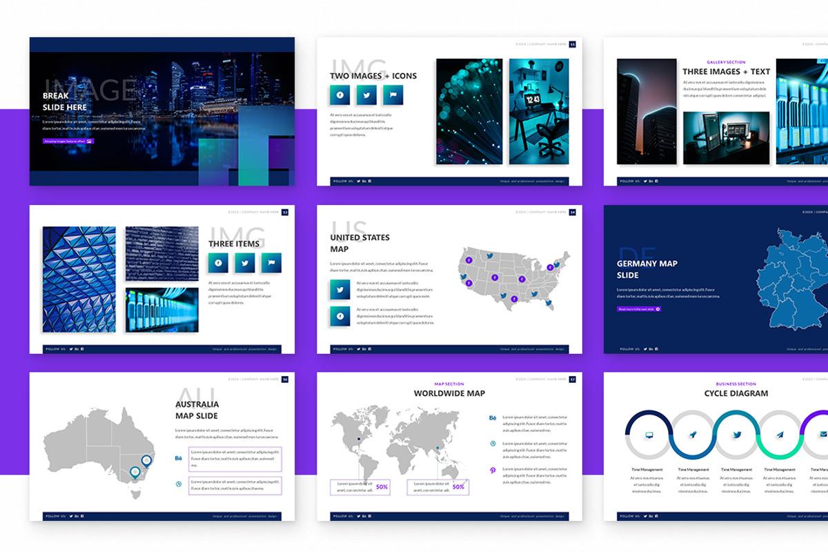 Technology Powerpoint Template, a Presentation Template by Zacomic Studios (Photo 3 of 7)