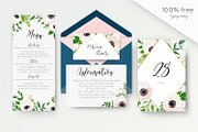 Wedding suite - Delicate anemone, an Invitation Template by Alewiena (Thumbnail 2 of 4)