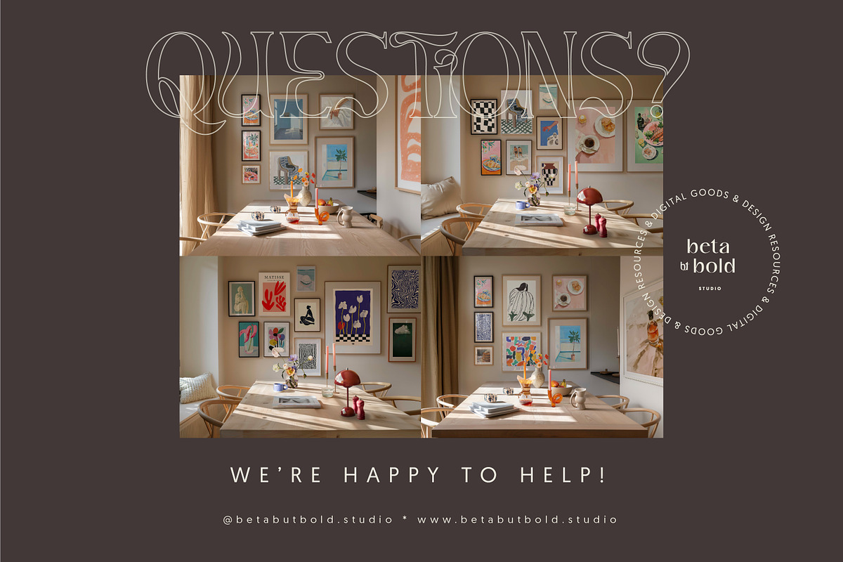 Frame Mockup Gallery Wall Collection, a Household Mockup by betabutbold.studio (Photo 9 of 9)