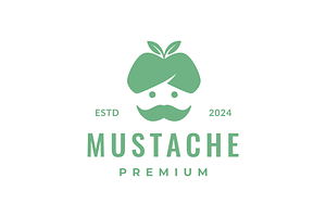 mustache men style modern logo, a Branding & Logo Template by devastd