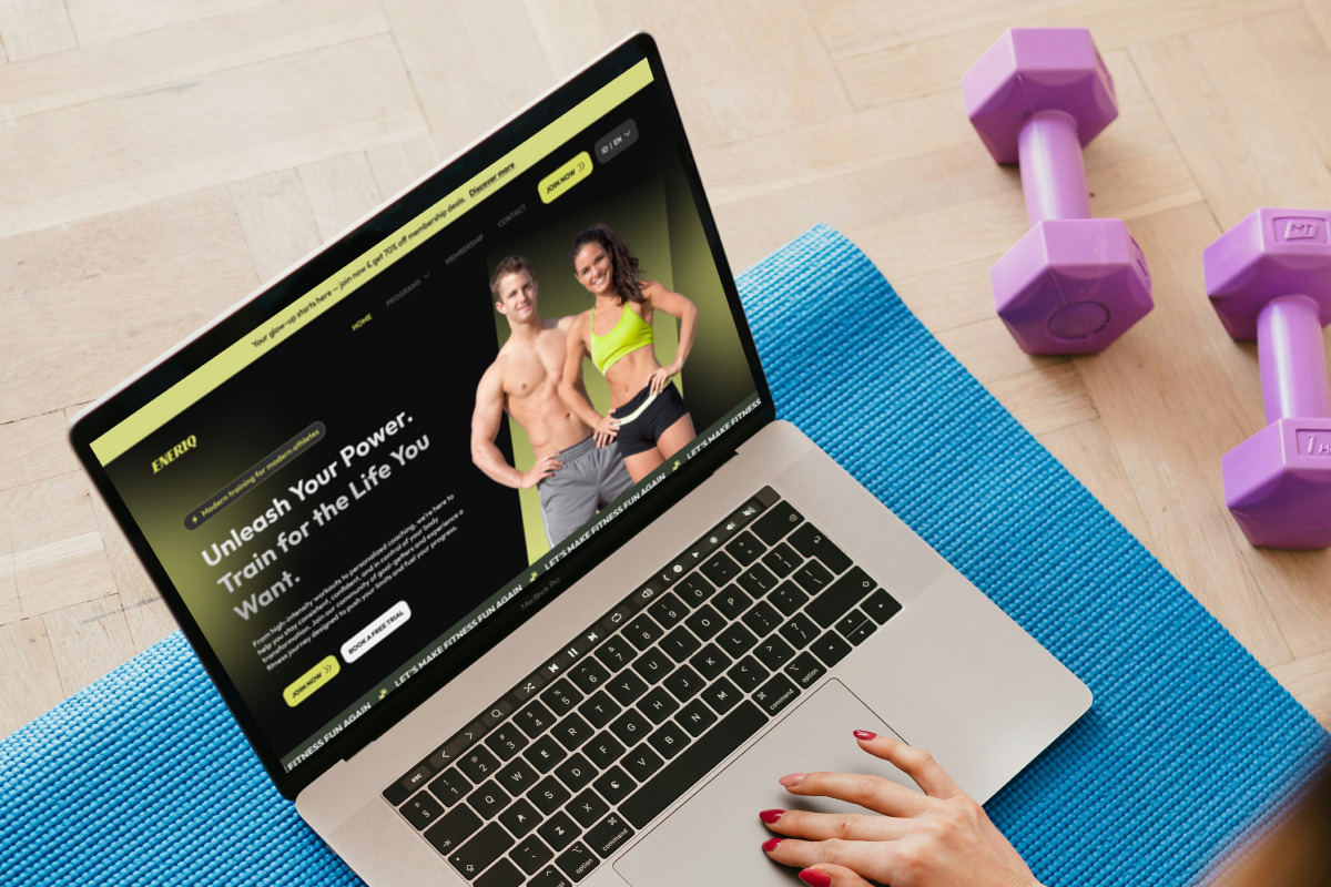 Modern Gym Website Landing UI, a Landing Page Template by twinstd (Photo 5 of 5)