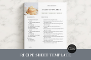 Modern Recipe Template for Canva, a Card Template by OrganizationOasisRo (Thumbnail 1 of 10)