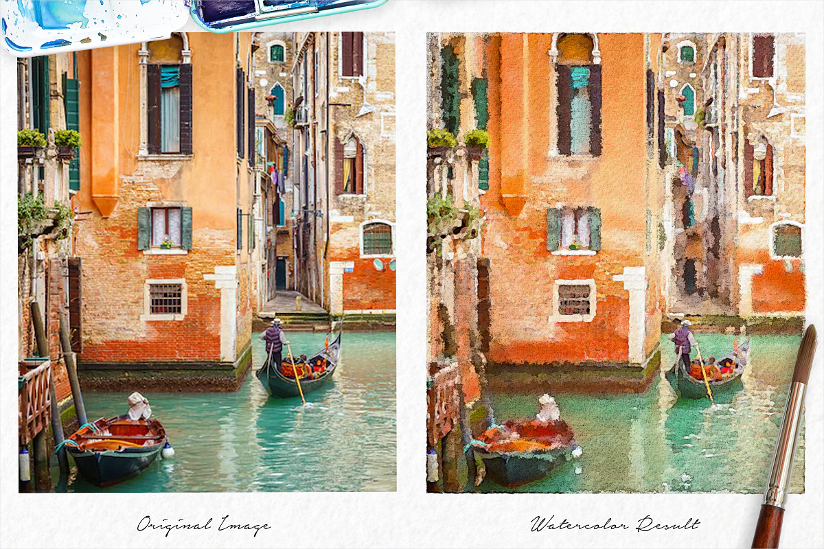 Realistic Watercolor Photo Effect, a Plug-in Add-On by Drifter Studio PrintShop (Photo 2 of 9)