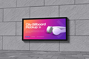 City Billboard Mockup, an Advertising Mockup by Pikachudesign (Thumbnail 5 of 5)