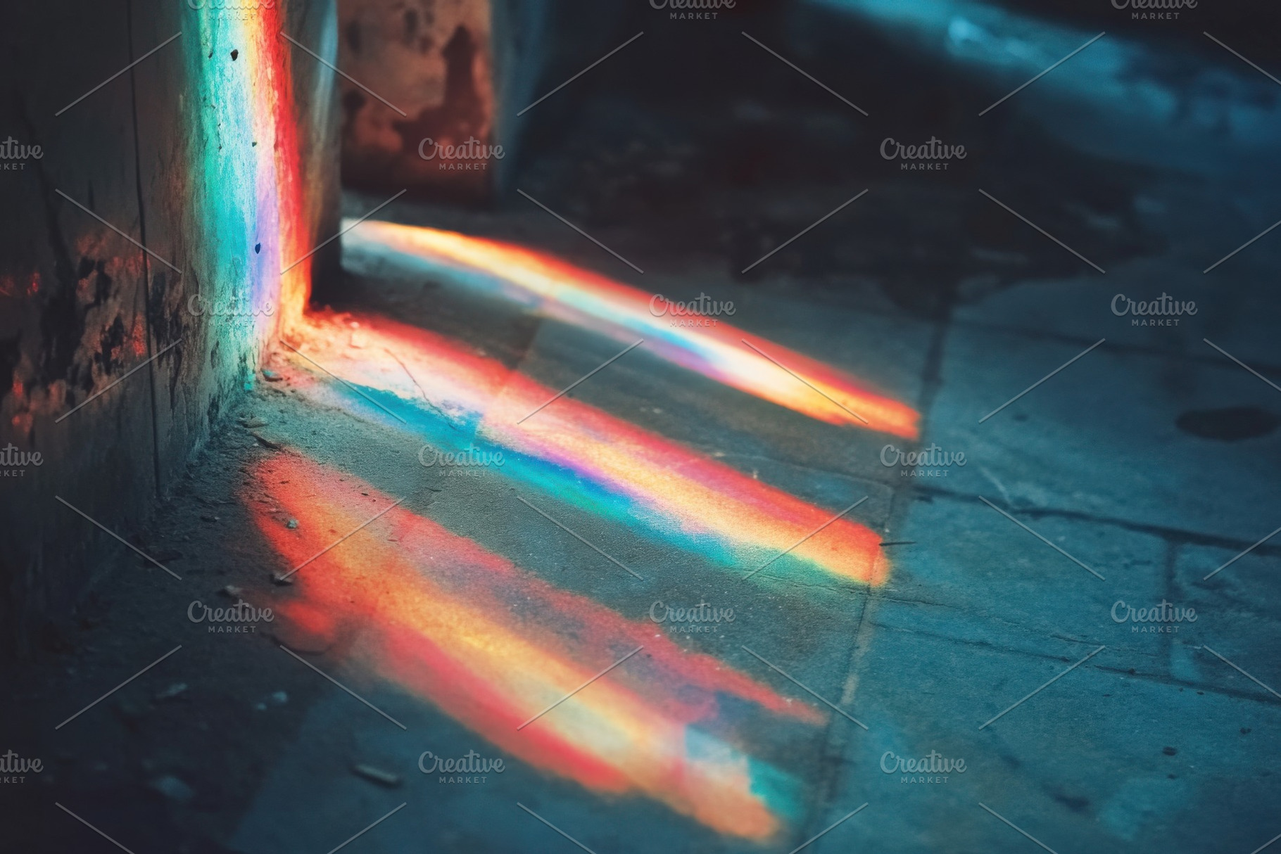 Colorful light leaks creating vibran, a Photo by Iftikhar Alam