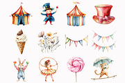 Boho Circus Animals, an Illustration by Design Market (Thumbnail 2 of 5)