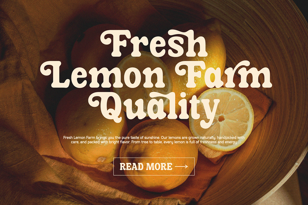 Chocovan Groovy — Retro Groovy Serif, a Serif Font by Claymoon Lab (Photo 3 of 8)
