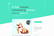 Qusq HTML - Colorful Portfolio, a Websites & App Template by IshYoBoy (Thumbnail 9 of 15)
