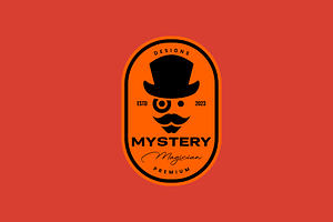 old man face beard mustache logo, a Branding & Logo Template by devastd