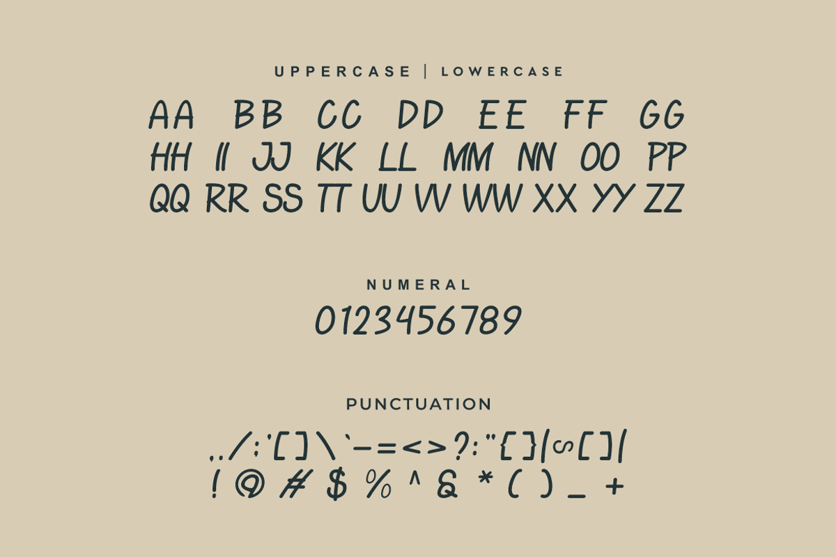 Chosrag - Marker Ligatures Font, a Handwritten Font by Iqsiart Studio (Photo 6 of 8)