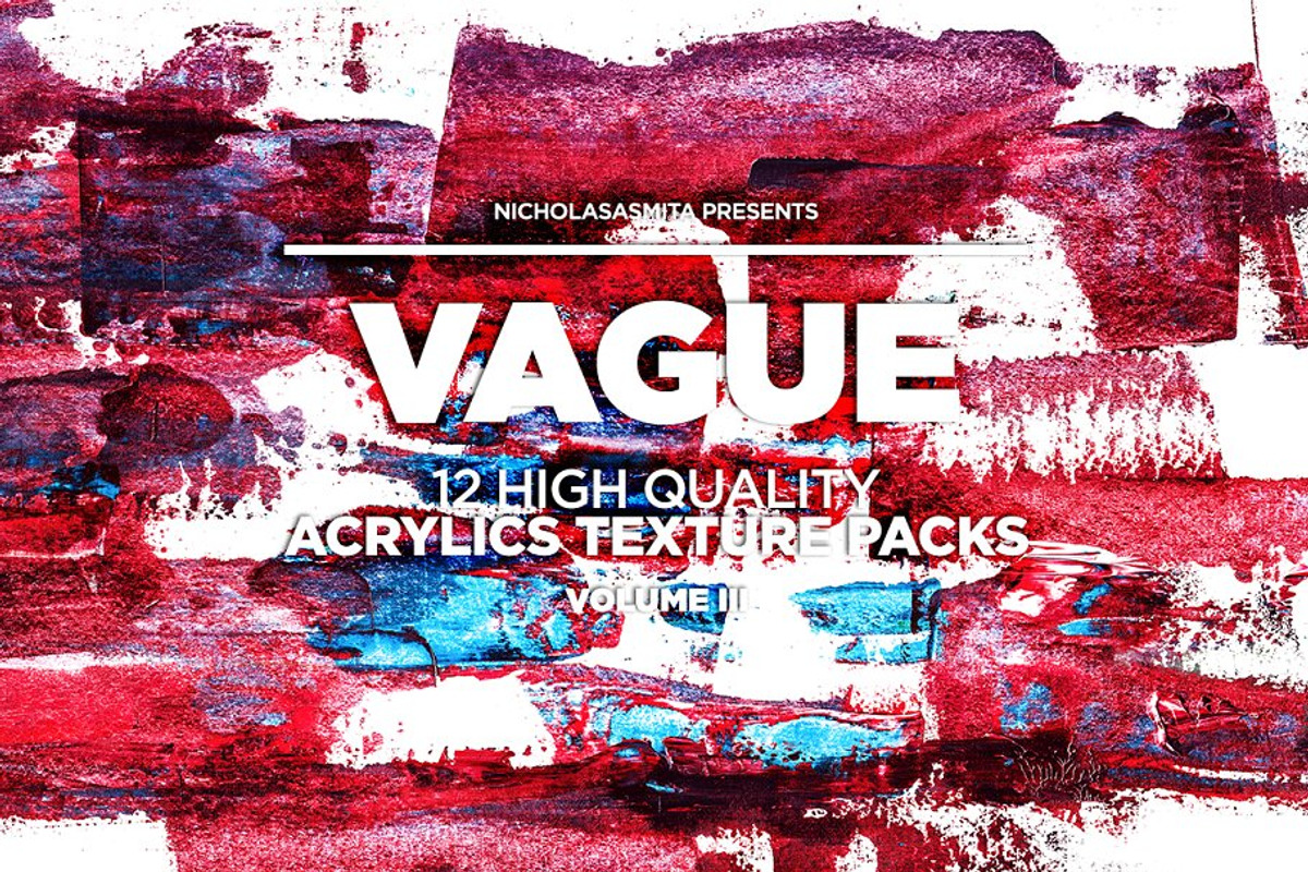 Vague 49 Acrylics Textures Packs, a Pattern Graphic by nicholasasmita (Photo 40 of 51)