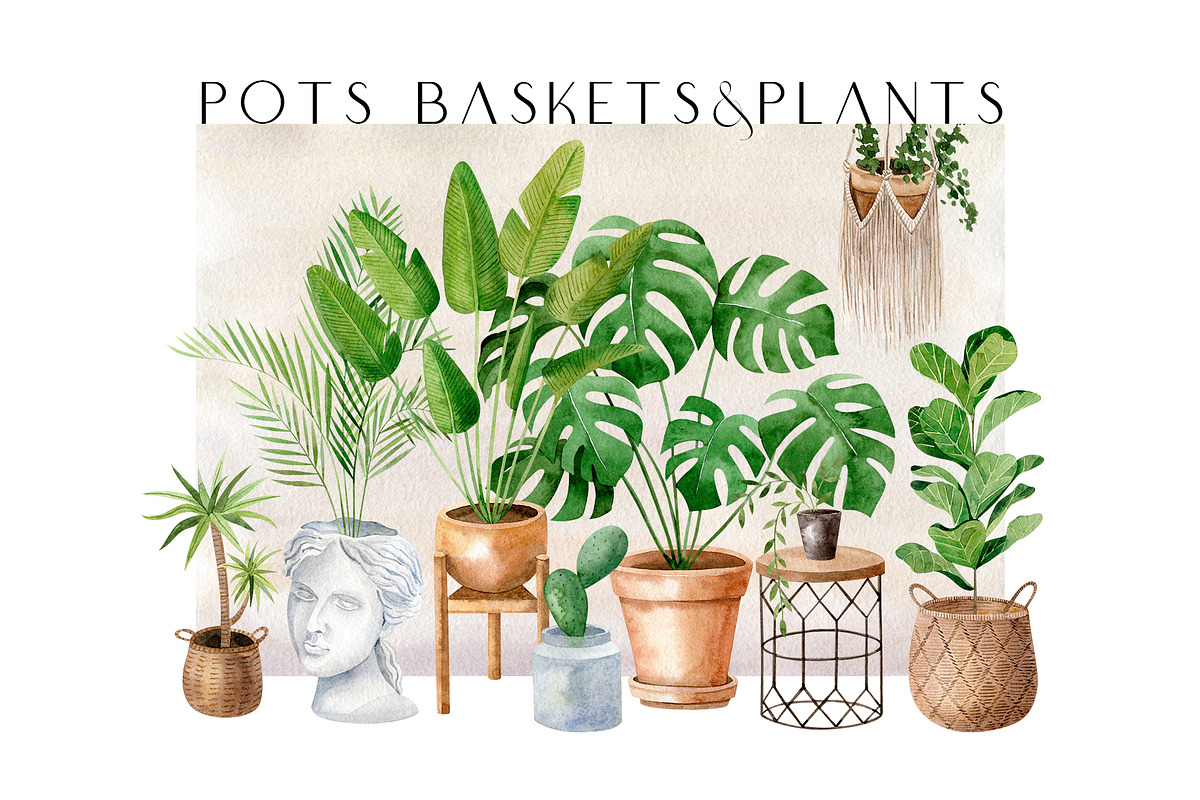 Bohemian House Watercolor Set, an Animal Illustration by Natalia Fedorova (Photo 12 of 21)