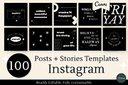 Positive Quotes Social Media Kit, a Social Media Template by Clairee Design Studio (Thumbnail 1 of 7)