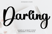 Darling, a Handwritten Font by FreshTypeINK (Thumbnail 1 of 9)