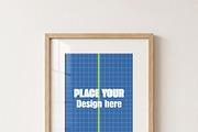 Wooden Poster Frame Mockup Bundle, a Household Mockup by Pixel Foundry (Thumbnail 8 of 9)