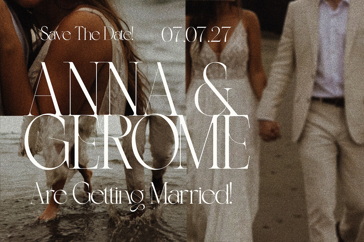 Luxury Wedding Font Bundle, a Serif Font by AndrewPixelType (Photo 35 of 44)
