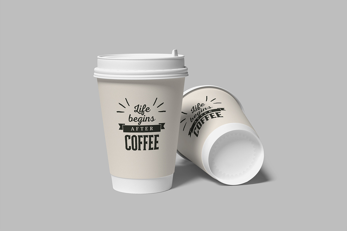 Coffee Cup Mockup, a Packaging Mockup by Bangdastudio (Photo 10 of 10)
