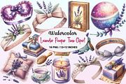 Watercolor Lavender Pamper Time, a Graphic by CitraGraphics (Thumbnail 1 of 4)