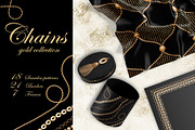 Chains gold collection, a Pattern Graphic by Sam2211 (Thumbnail 1 of 13)