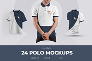 24 Polo Men Mockup (Collection #4), a Shirt Mockup by Grow Design Craft Studio (Thumbnail 1 of 7)