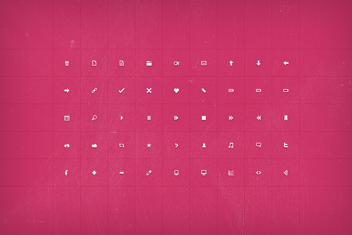 Tiny Pixel UI Icons, an Icon by galen