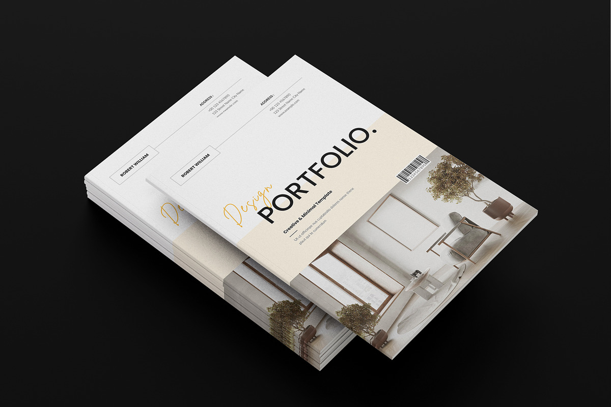 Design Portfolio Template, a Brochure Template by NorthPeak (Photo 8 of 9)