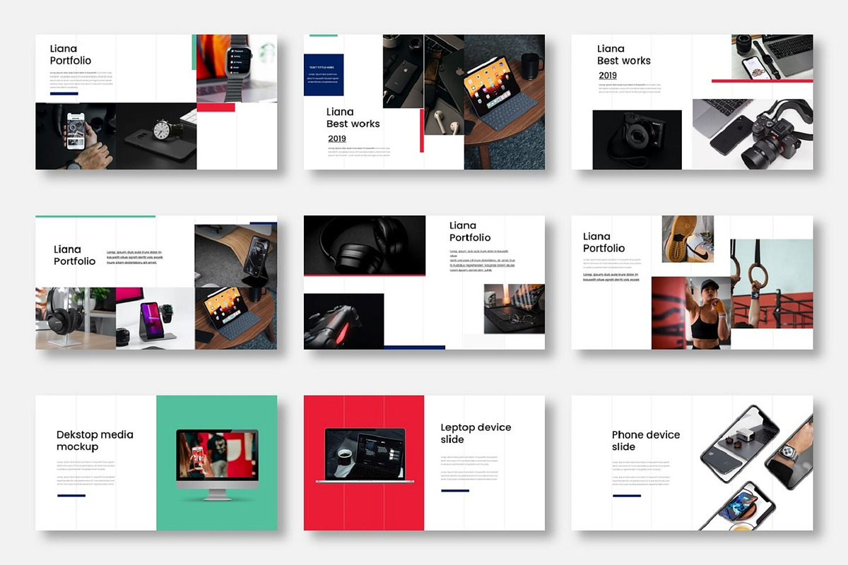 Liana - Business Google Slide, a Presentation Template by Dens Creative Studio (Photo 4 of 6)