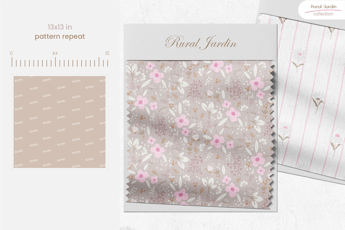 Rural Jardin – Floral Patterns, a Pattern Graphic by InaCorart (Photo 7 of 10)