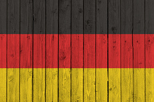 Germany flag on old wood background, an Abstract Photo by BOOCYS