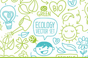 Ecology Hand drawn Illustrations Set, an Illustration by Pingebat (Thumbnail 2 of 8)