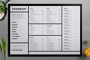 Simple Board Menu, a Flyer Template by Aarley Kaiven