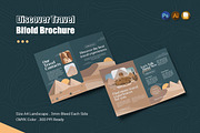 Discover Travel Bifold Brochure, a Brochure Template by Esensifiksi.studio (Thumbnail 1 of 2)