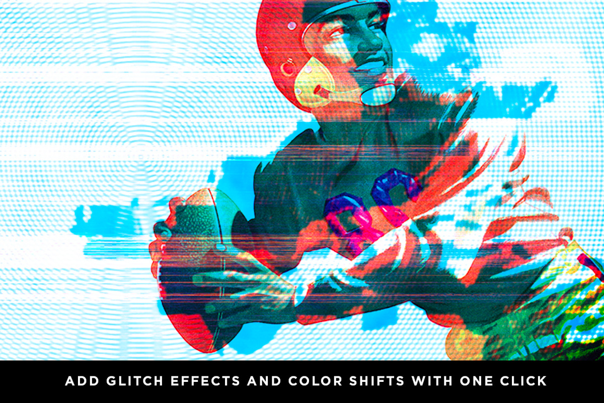 RetroGlitch | Photoshop Bundle, a Layer Style Add-On by RetroSupply Co. (Photo 5 of 11)