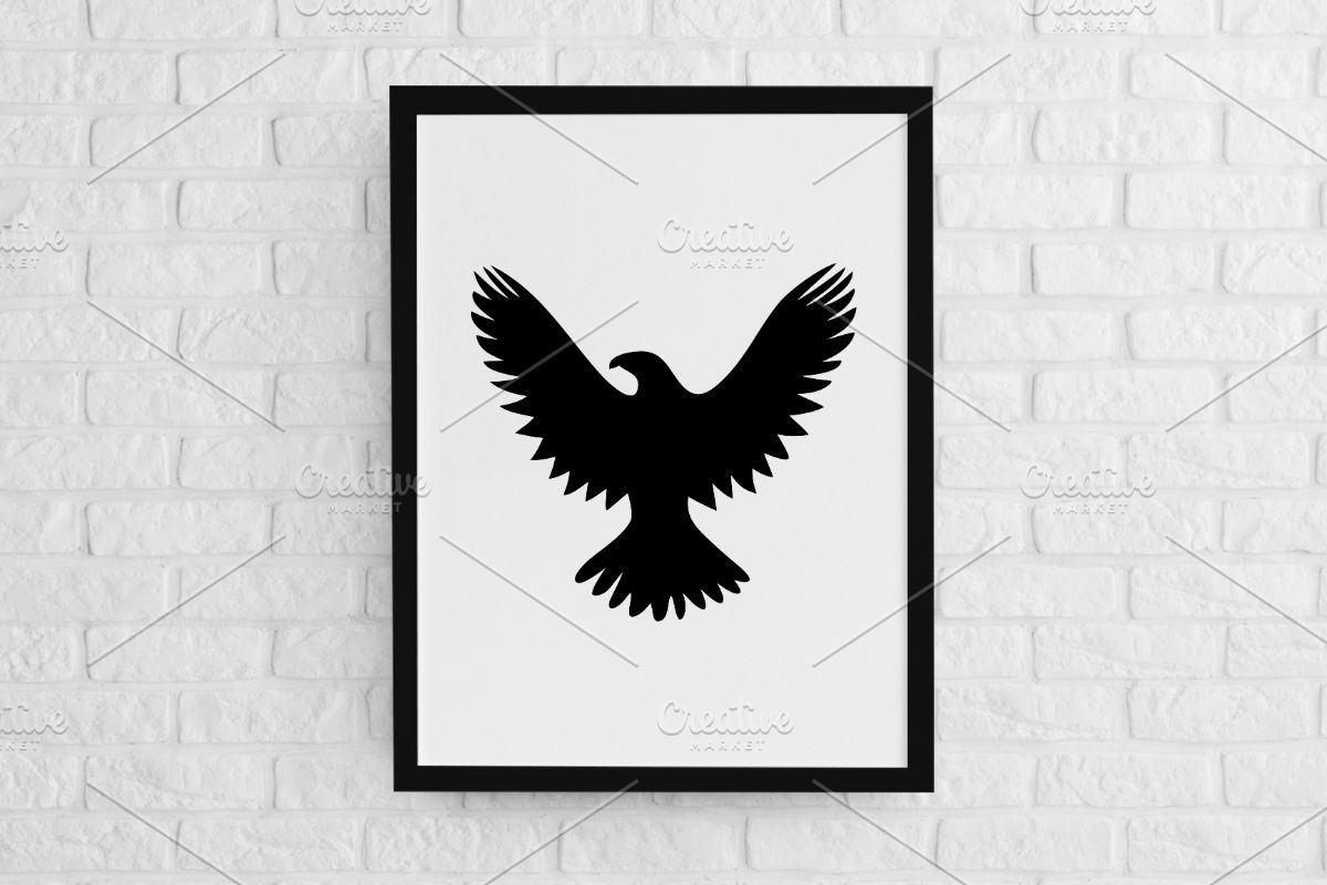 Eagle Silhouette SVG, an Animal Illustration by newminddesign (Photo 2 of 3)