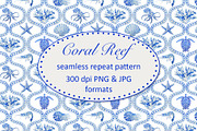 Coral Reef, a Pattern Graphic by Stylus & Bloom (Thumbnail 1 of 8)