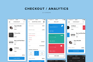 V Avenue Mobile UI Kit