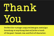 Rattle Ink — Vintage Typewriter Font, a Font by LetterStock (Thumbnail 6 of 6)