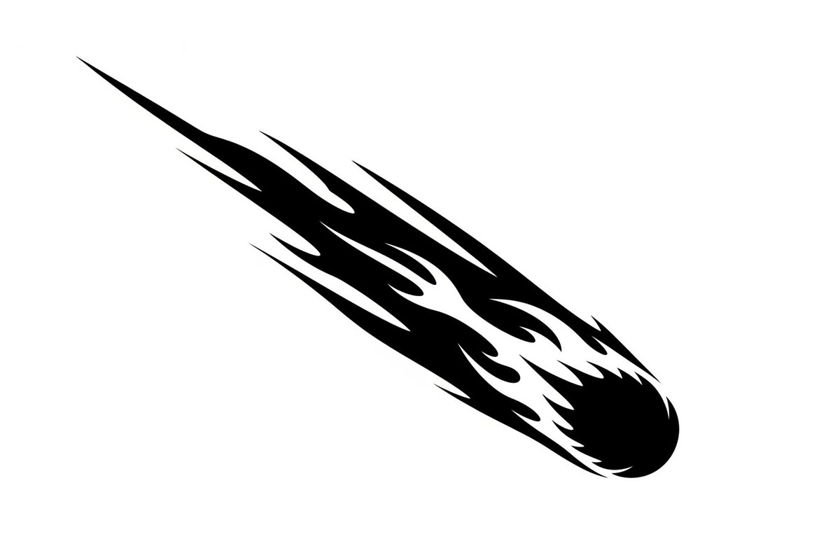 Fire Meteor Comet Silhouette Bundle, an Illustration by Designs_River (Photo 11 of 51)