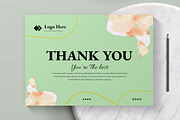 Thank You Card Template, a Stationery Template by MightyDesign (Thumbnail 3 of 6)