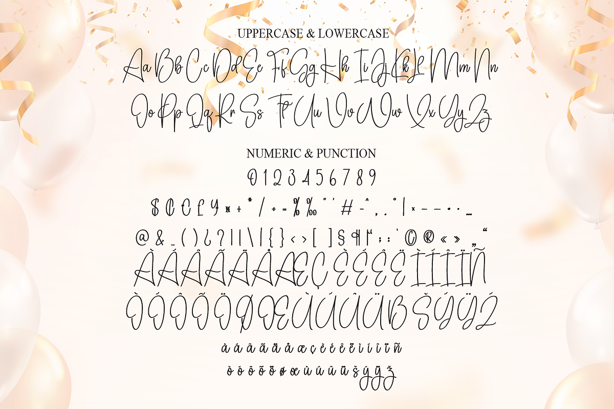 Anniversary | Script Font, a Handwritten Font by Scratchones (Photo 7 of 8)