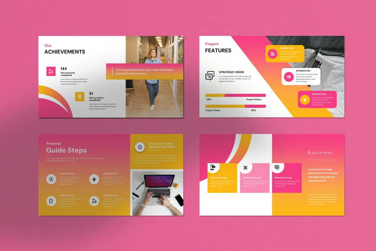 Business Project Presentation Template Powerpoint preview 4