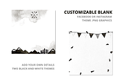 Virtual Shower Kit - Black & White, an Invitation Template by plaidGecko (Thumbnail 4 of 5)